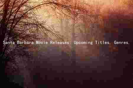 Santa Barbara Movie Releases: Upcoming Titles, Genres, and Stars